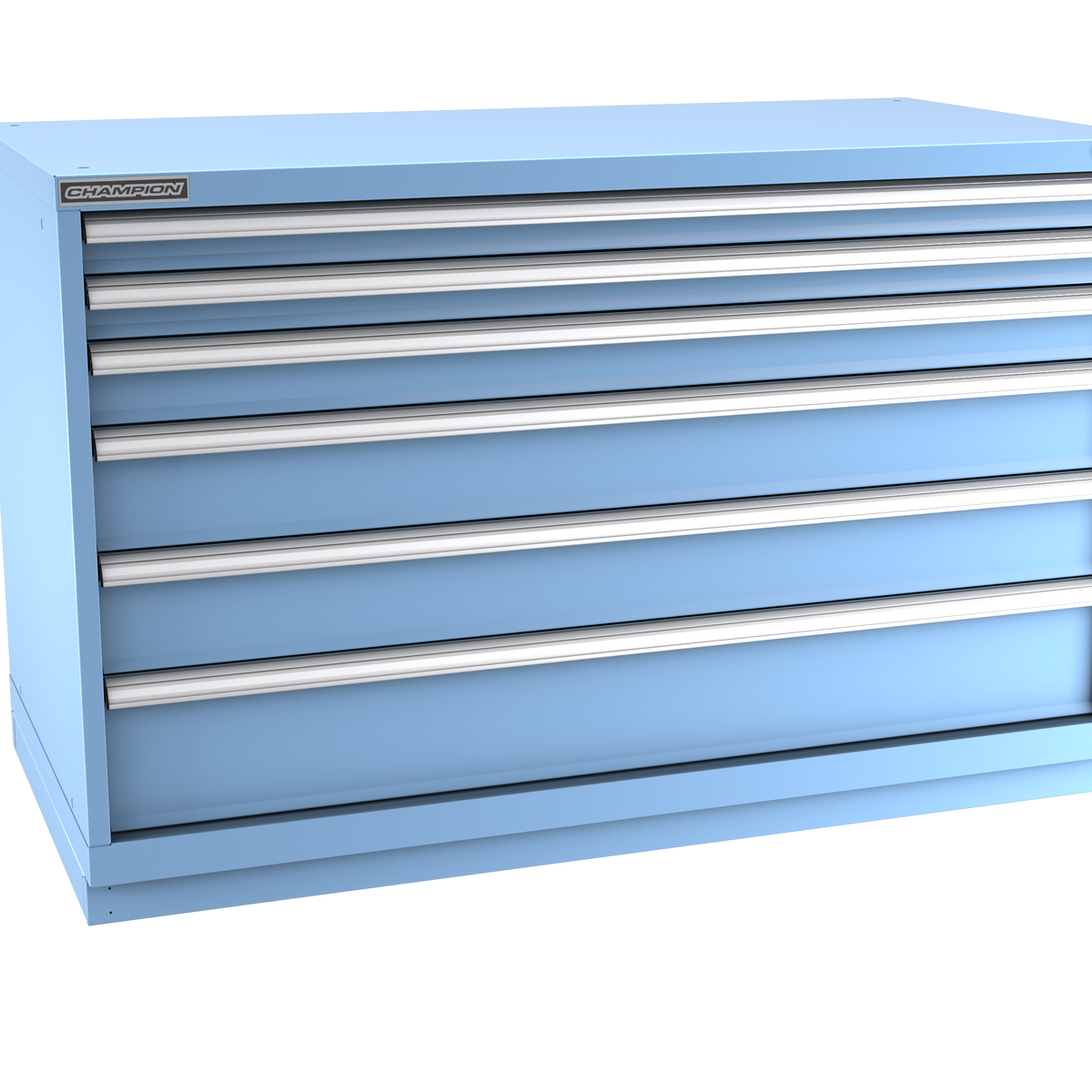 6-Drawer Modular Cabinet DW0601 | 56-1/2"W x 35-7/8"H x 28-1/2"D light blue