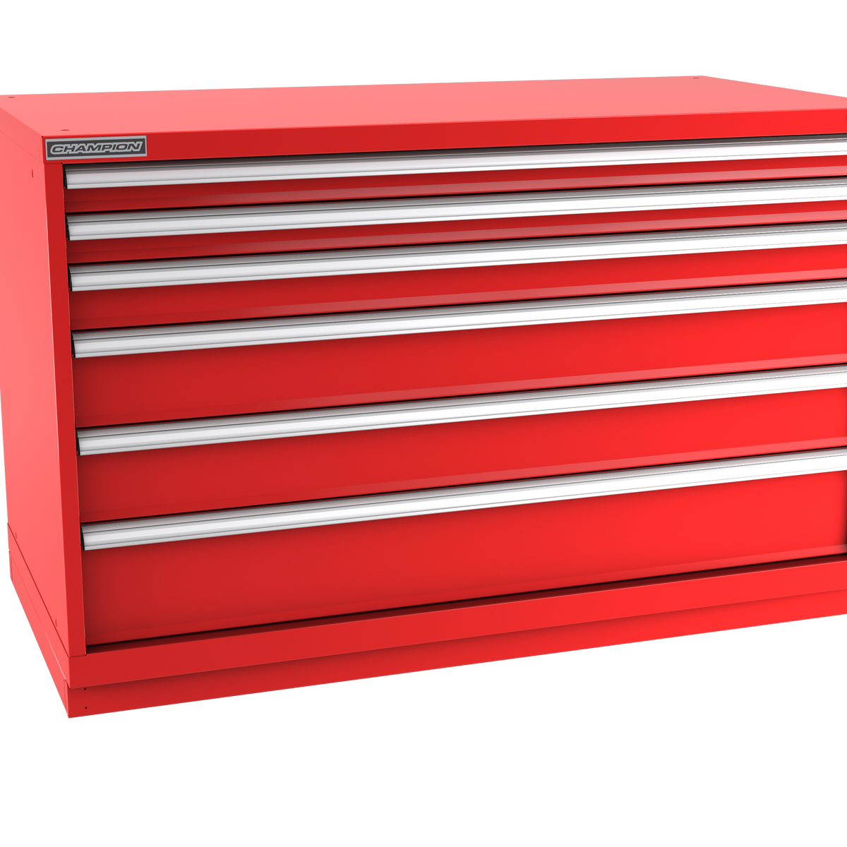 6-Drawer Modular Cabinet DW0601 | 56-1/2"W x 35-7/8"H x 28-1/2"D red