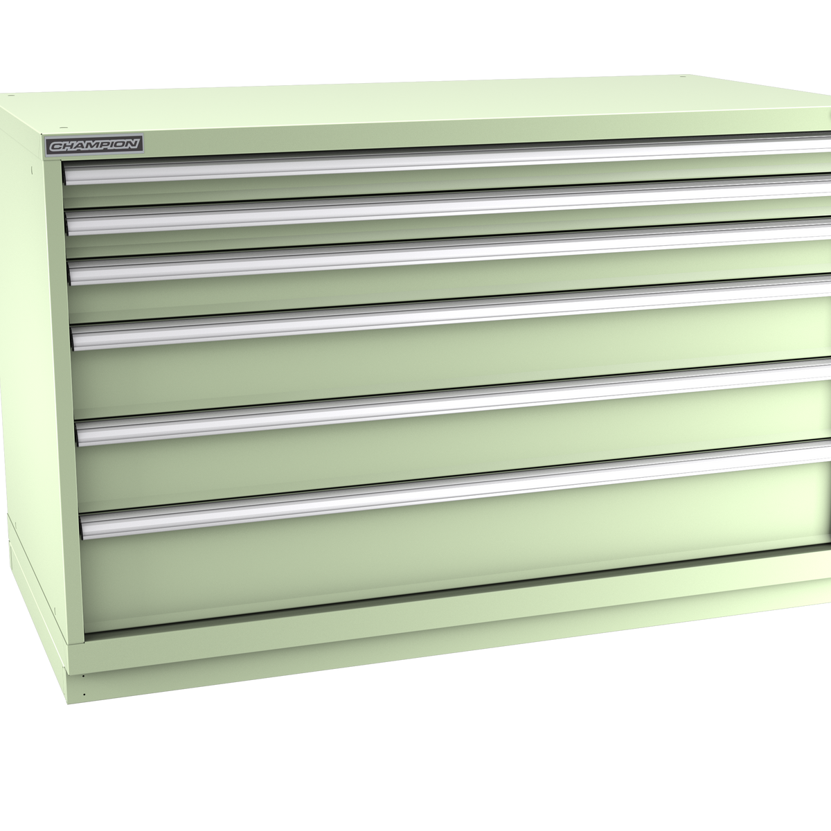 6-Drawer Modular Cabinet DW0601 | 56-1/2"W x 35-7/8"H x 28-1/2"D seafoam green