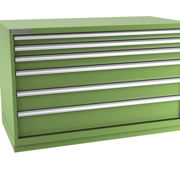 6-Drawer Modular Cabinet DW0601 | 56-1/2"W x 35-7/8"H x 28-1/2"D vista green