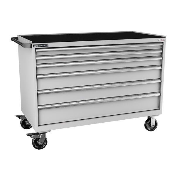 4-Drawer Mobile Modular Cabinet DW0601IL | 56-1/2"W x 42-1/4"H x 28-1/2"D light grey