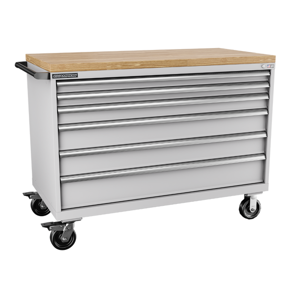 4-Drawer Mobile Modular Cabinet DW0601ILC | 56-1/2"W x 43-1/4"H x 28-1/2"D light grey