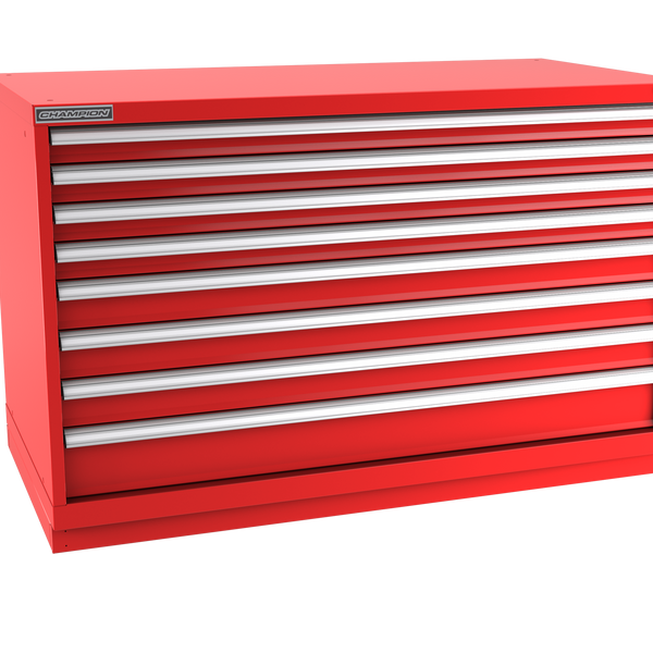 8-Drawer Modular Cabinet DW0801 | 56-1/2"W x 35-7/8"H x 28-1/2"D red