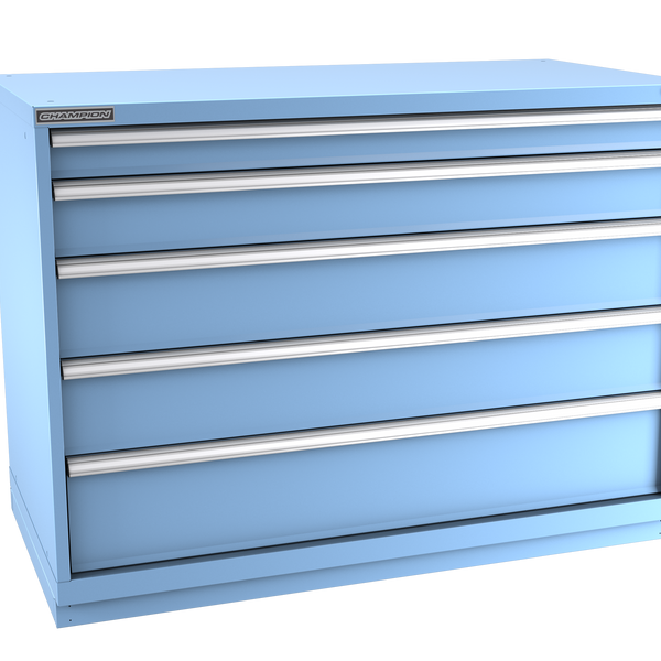 5-Drawer Modular Cabinet DW0501 | 56-1/2"W x 41-3/4"H x 28-1/2"D light blue