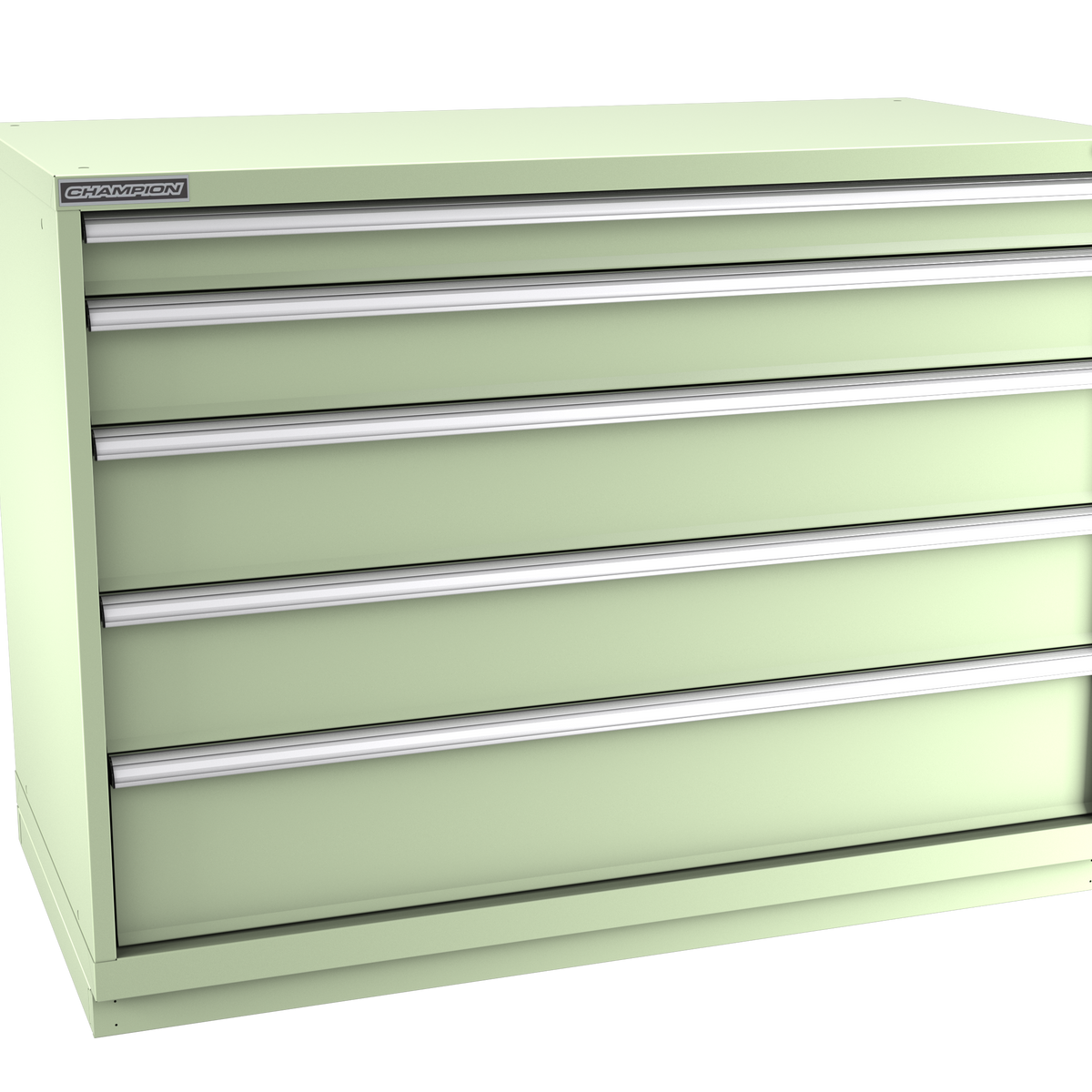 5-Drawer Modular Cabinet DW0501 | 56-1/2"W x 41-3/4"H x 28-1/2"D seafoam green