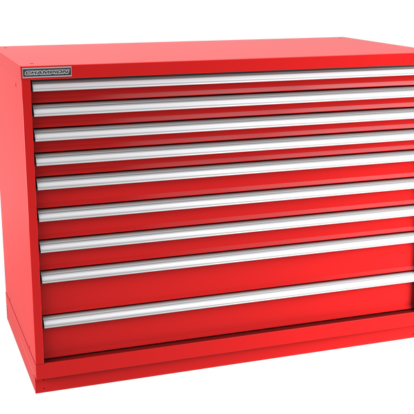 9-Drawer Modular Cabinet DW0901 | 56-1/2"W x 41-3/4"H x 28-1/2"D red