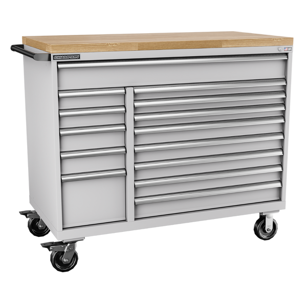 14-Drawer Mobile Modular Cabinet DW1401IL | 56-1/2"W x 49-1/8"H x 28-1/2"D