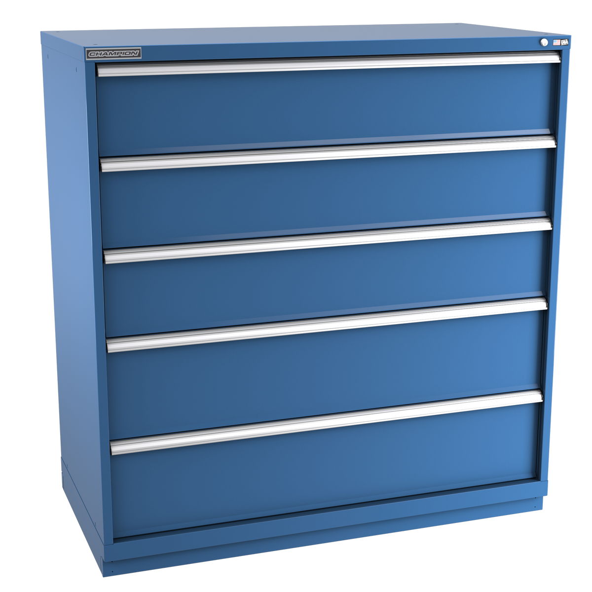 5-Drawer Modular Cabinet DW0501 | 56-1/2"W x 59-1/2"H x 28-1/2"D dark blue