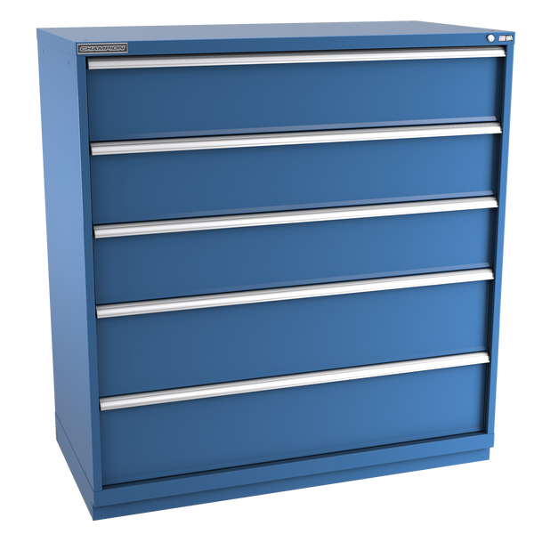 5-Drawer Modular Cabinet DW0501 | 56-1/2"W x 59-1/2"H x 28-1/2"D dark blue