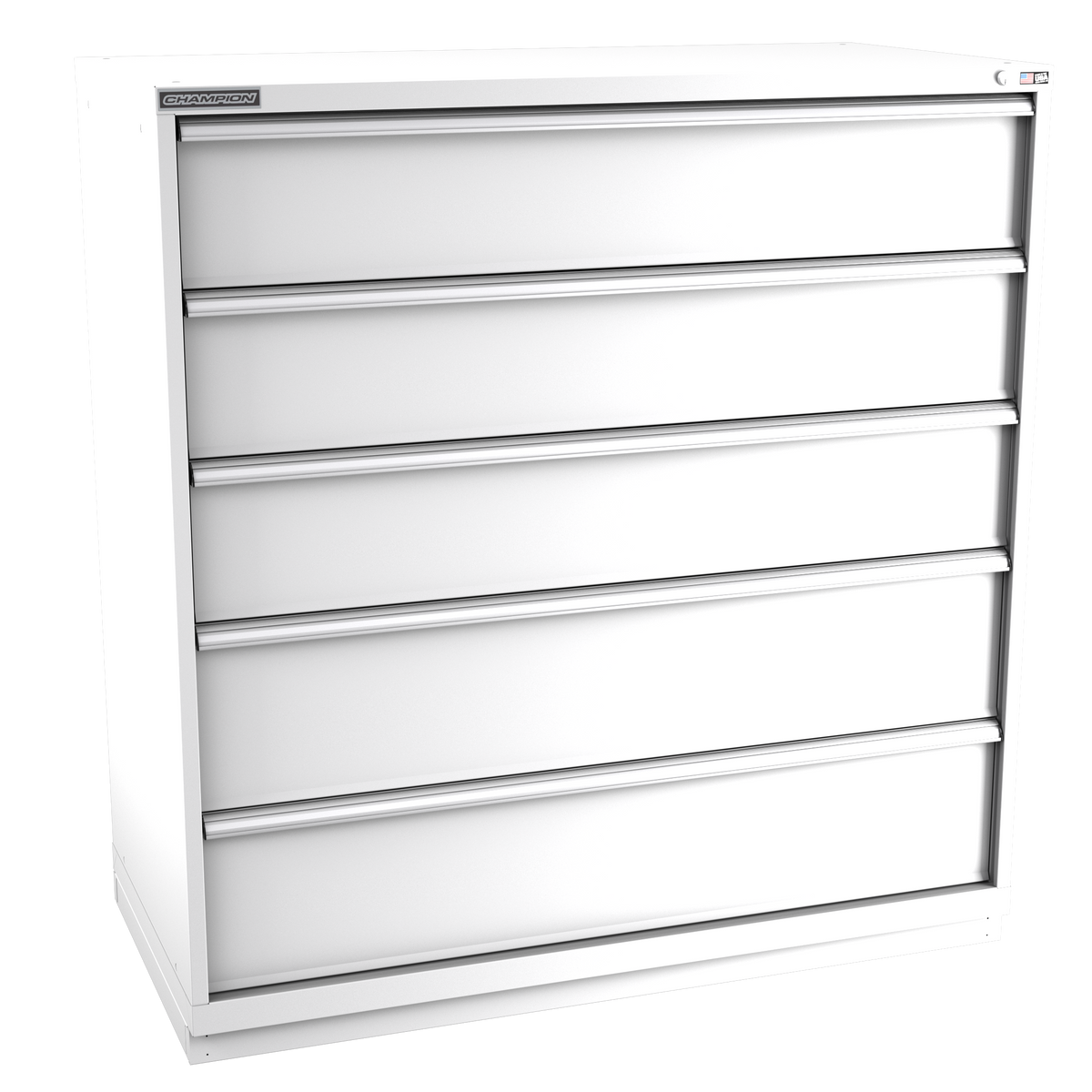 5-Drawer Modular Cabinet DW0501 | 56-1/2"W x 59-1/2"H x 28-1/2"D white