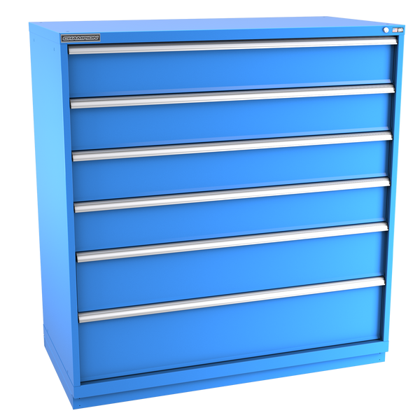 6-Drawer Modular Cabinet DW0601 | 56-1/2"W x 59-1/2"H x 28-1/2"D bright blue