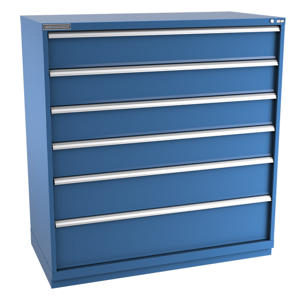 6-Drawer Modular Cabinet DW0601 | 56-1/2"W x 59-1/2"H x 28-1/2"D dark blue