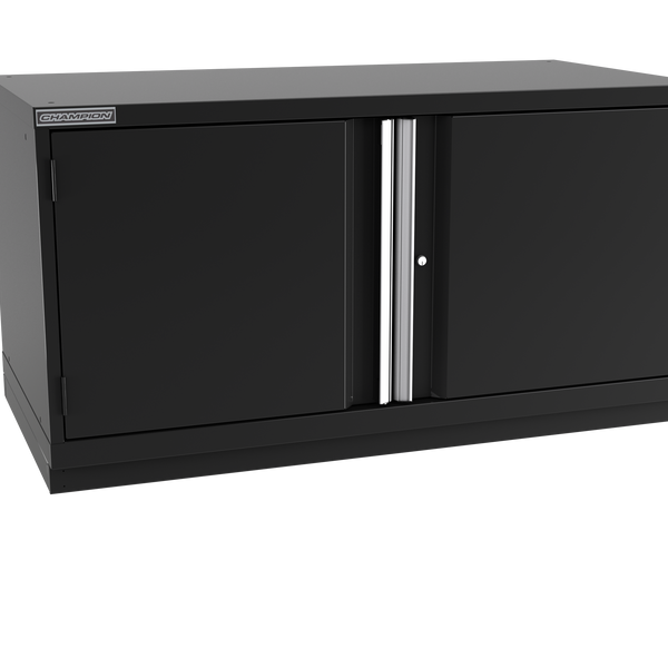 2-Door Modular Cabinet DWS1200 | 56-1/2"W x 29-7/8"H x 22-1/2"D black