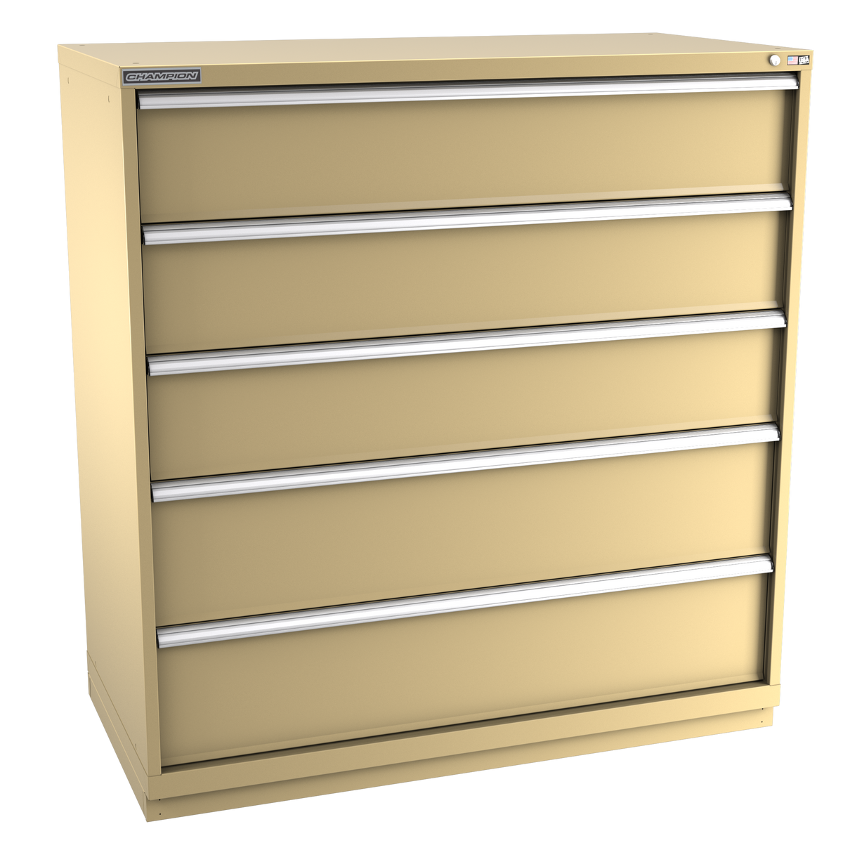 5-Drawer Modular Cabinet DWS0501 | 56-1/2"W x 59-1/2"H x 28-1/2"D beige