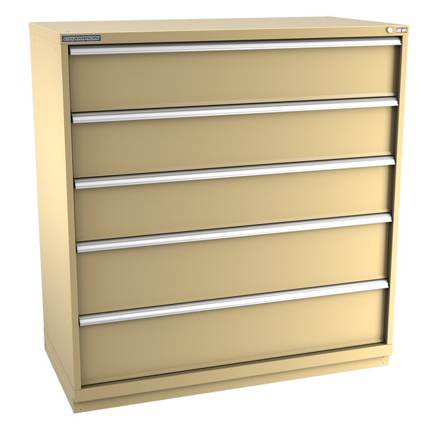 5-Drawer Modular Cabinet DWS0501 | 56-1/2"W x 59-1/2"H x 28-1/2"D beige