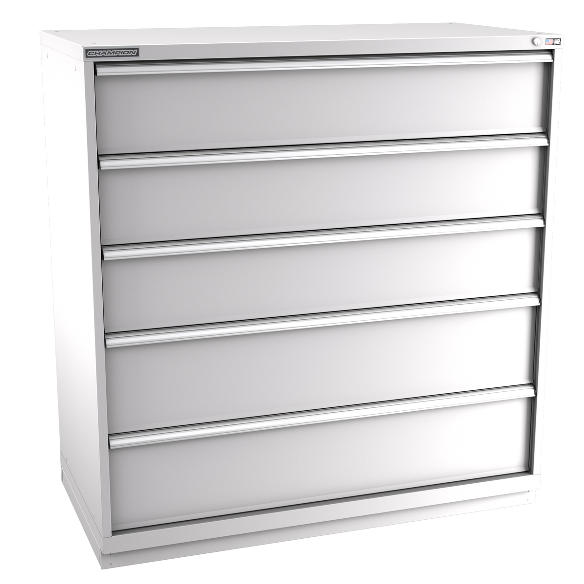 5-Drawer Modular Cabinet DWS0501 | 56-1/2"W x 59-1/2"H x 28-1/2"D light grey