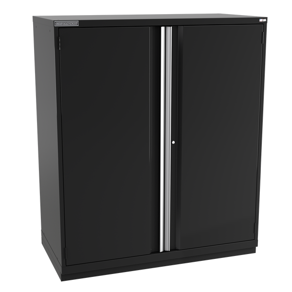 2-Door Modular Cabinet DWS3050 | 56-1/2"W x 66-3/8"H x 22-1/2"D black