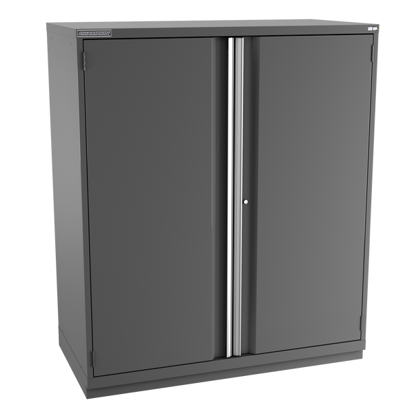 2-Door Modular Cabinet DWS3050 | 56-1/2"W x 66-3/8"H x 22-1/2"D dark grey