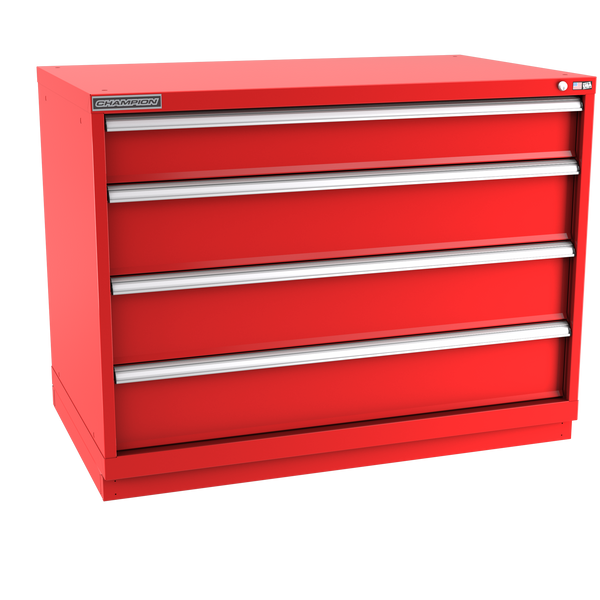 4-Drawer Modular Cabinet EW0401 | 47"W x 35-7/8"H x 28-1/2"D red