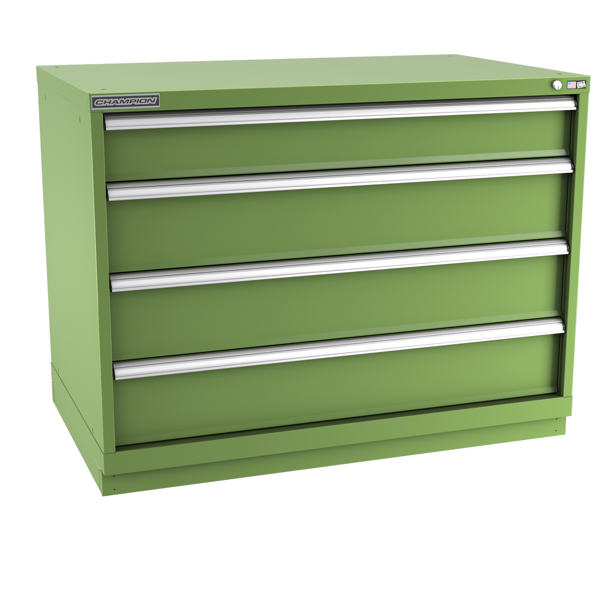 4-Drawer Modular Cabinet EW0401 | 47"W x 35-7/8"H x 28-1/2"D vista green