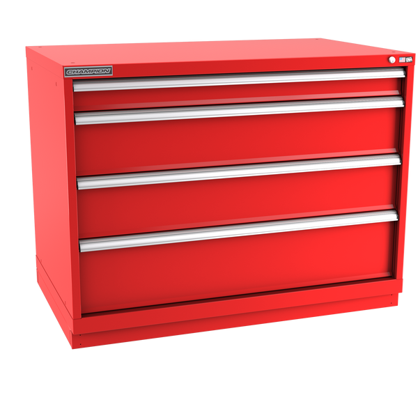 4-Drawer Modular Cabinet EW0402 | 47"W x 35-7/8"H x 28-1/2"D red