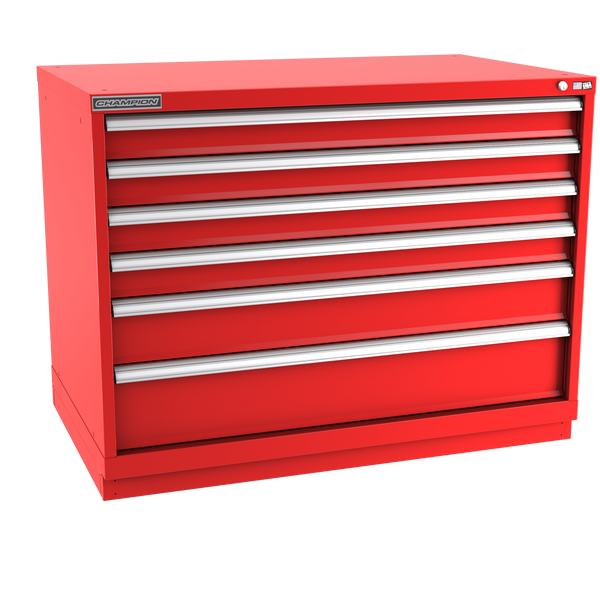 6-Drawer Modular Cabinet EW0601 | 47"W x 35-7/8"H x 28-1/2"D red