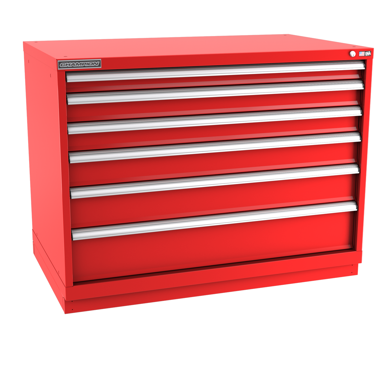 6-Drawer Modular Cabinet EW0602 | 47"W x 35-7/8"H x 28-1/2"D red