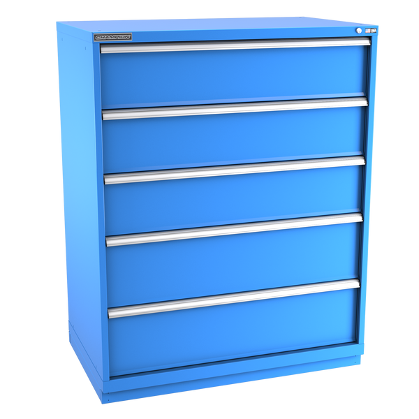 5-Drawer Modular Cabinet EW0501 | 47"W x 59-1/2"H x 28-1/2"D bright blue