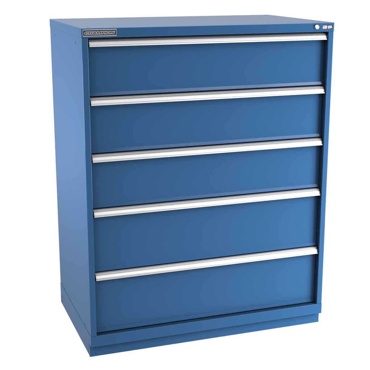 5-Drawer Modular Cabinet EW0501 | 47"W x 59-1/2"H x 28-1/2"D dark blue