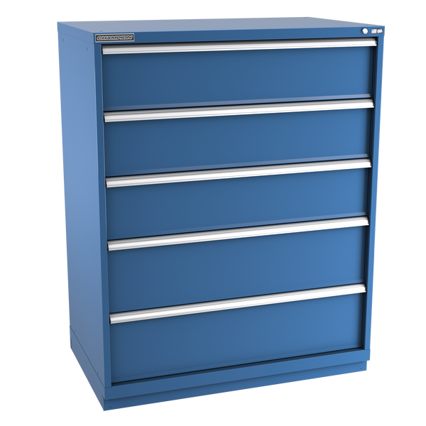 5-Drawer Modular Cabinet EW0501 | 47"W x 59-1/2"H x 28-1/2"D dark blue