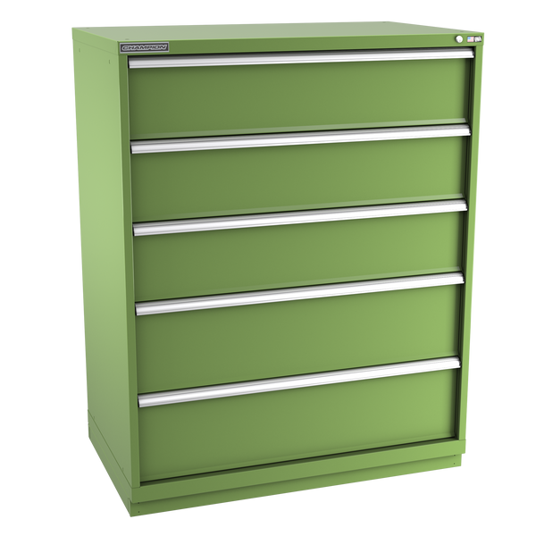 5-Drawer Modular Cabinet EW0501 | 47"W x 59-1/2"H x 28-1/2"D vista green