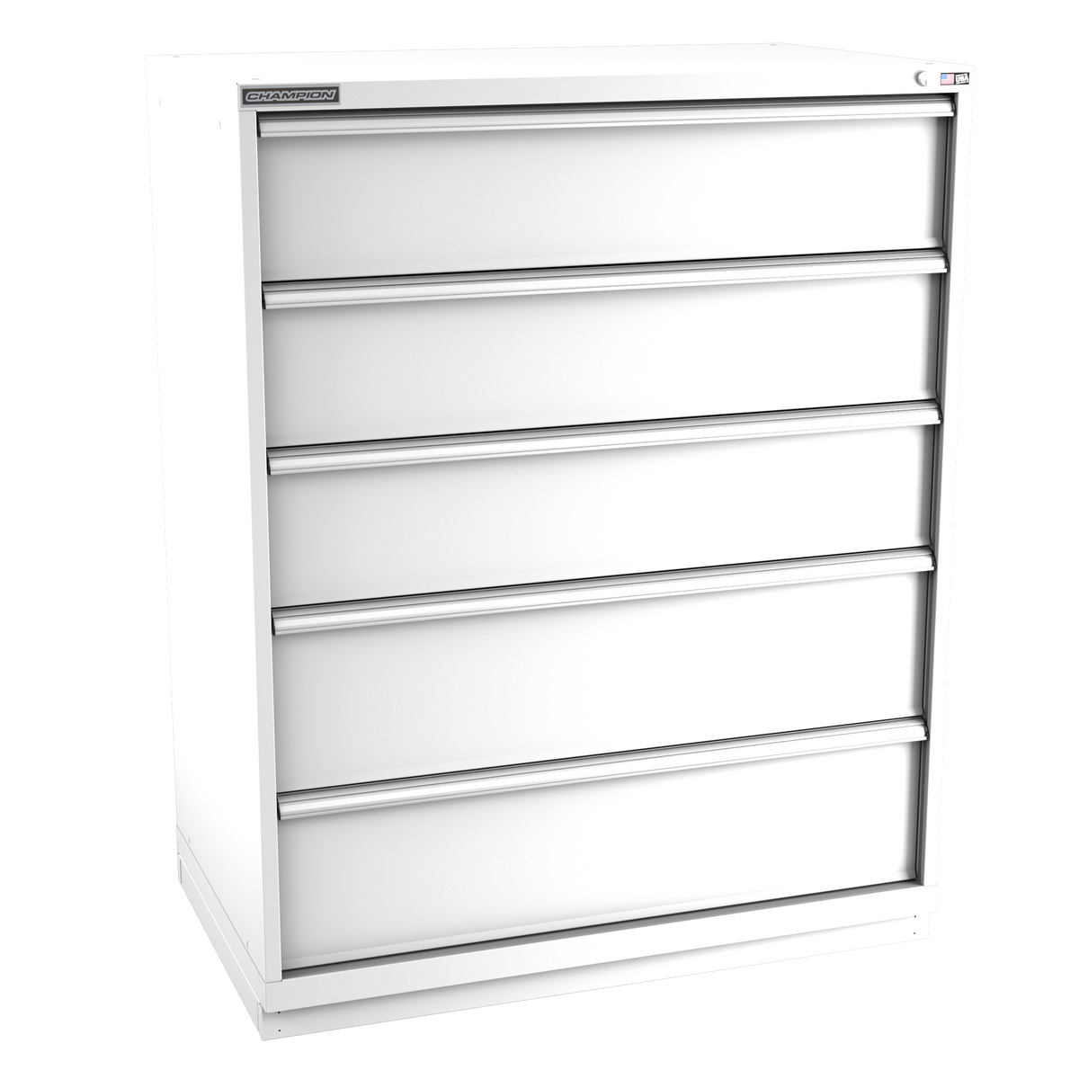 5-Drawer Modular Cabinet EW0501 | 47"W x 59-1/2"H x 28-1/2"D white