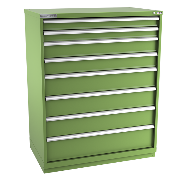 8-Drawer Modular Cabinet EW0801 | 47"W x 59-1/2"H x 28-1/2"D vista green