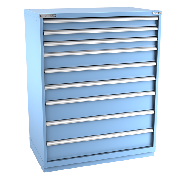 9-Drawer Modular Cabinet EW0901 | 47"W x 59-1/2"H x 28-1/2"D light blue