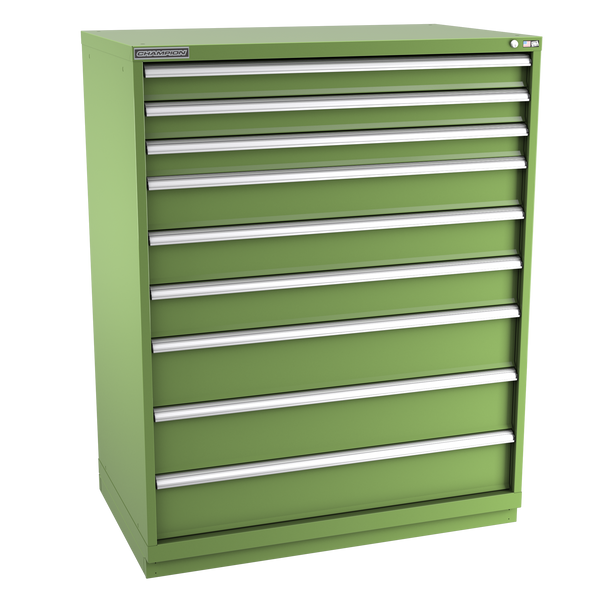 9-Drawer Modular Cabinet EW0901 | 47"W x 59-1/2"H x 28-1/2"D vista green