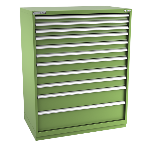 11-Drawer Modular Cabinet EW1101 | 47"W x 59-1/2"H x 28-1/2"D vista green