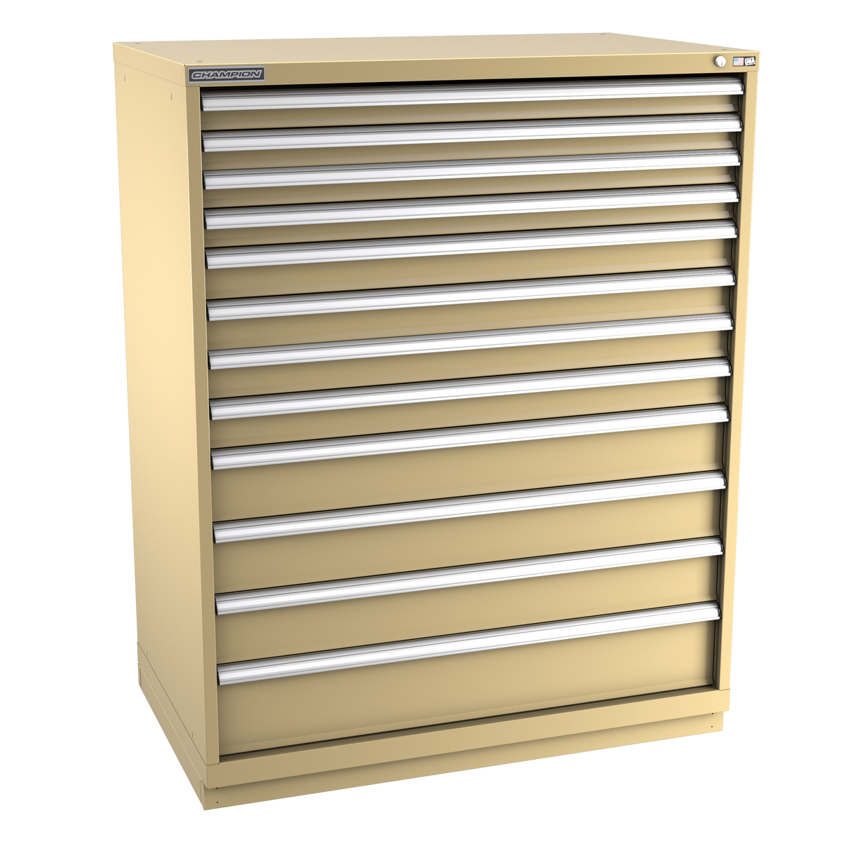 12-Drawer Modular Cabinet EW1201 | 47"W x 59-1/2"H x 28-1/2"D beige