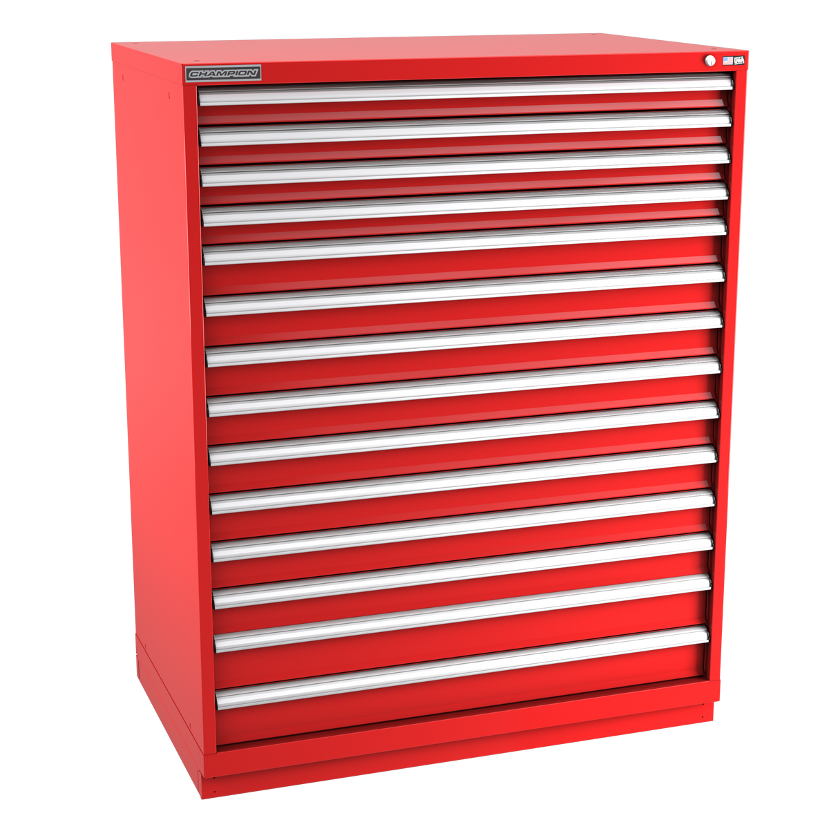 14-Drawer Modular Cabinet EW1401 | 47"W x 59-1/2"H x 28-1/2"D red