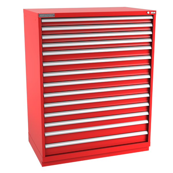 14-Drawer Modular Cabinet EW1401 | 47"W x 59-1/2"H x 28-1/2"D red