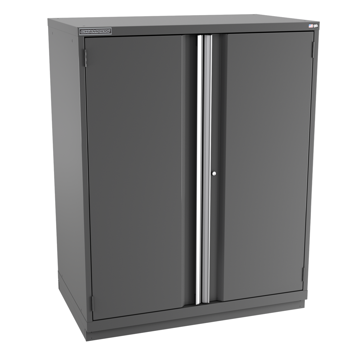 2-Door Modular Cabinet EW2700 | 47"W x 59-1/2"H x 28-1/2"D dark grey