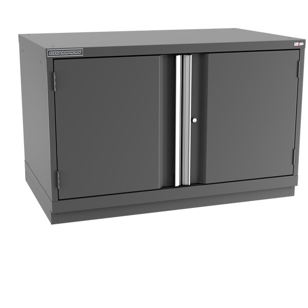 2-Door Modular Cabinet EWS1200 | 47"W x 29-7/8"H x 22-1/2"D dark grey