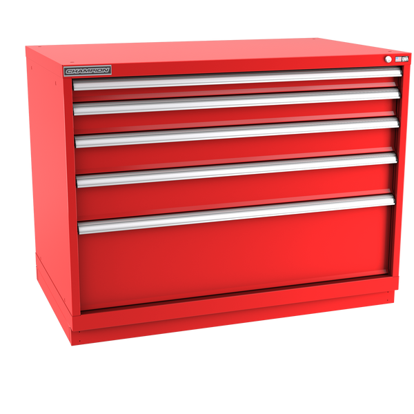 5-Drawer Modular Cabinet EWS0501 | 47"W x 35-7/8"H x 28-1/2"D red