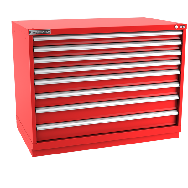 8-Drawer Modular Cabinet EWS0802 | 47"W x 35-7/8"H x 28-1/2"D red