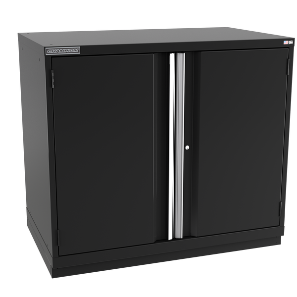 2-Door Modular Cabinet EWS1800 | 47"W x 41-3/4"H x 22-1/2"D black