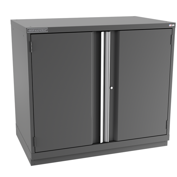 2-Door Modular Cabinet EWS1800 | 47"W x 41-3/4"H x 22-1/2"D dark grey