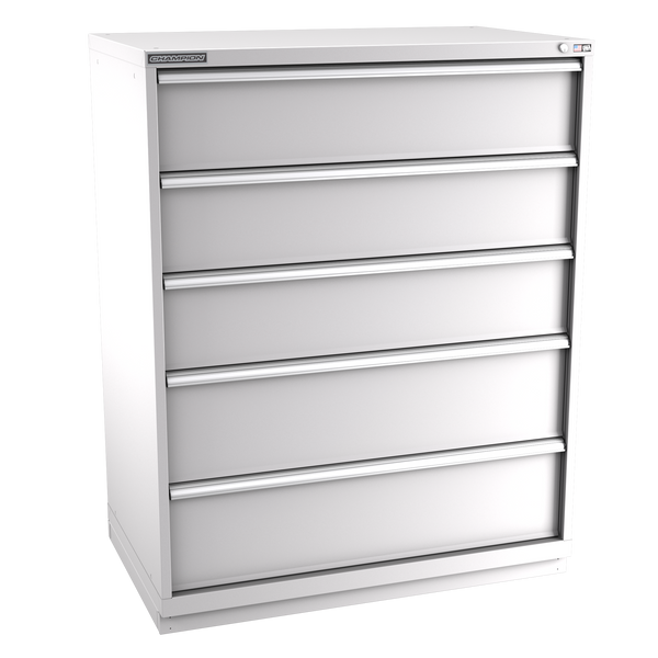 5-Drawer Modular Cabinet EWS0501 | 47"W x 59-1/2"H x 28-1/2"D light grey