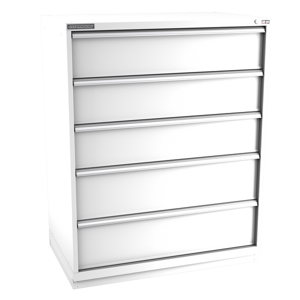 5-Drawer Modular Cabinet EWS0501 | 47"W x 59-1/2"H x 28-1/2"D white