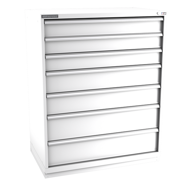 7-Drawer Modular Cabinet EWS0701 | 47"W x 59-1/2"H x 28-1/2"D white