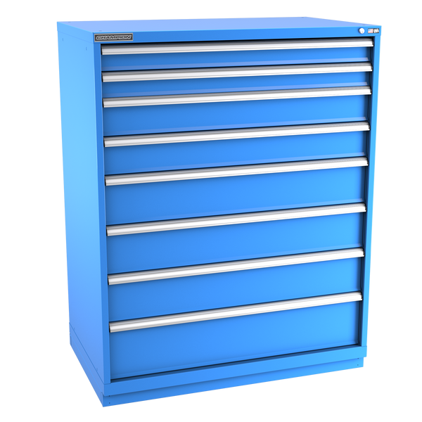 8-Drawer Modular Cabinet EWS0801 | 47"W x 59-1/2"H x 28-1/2"D bright blue