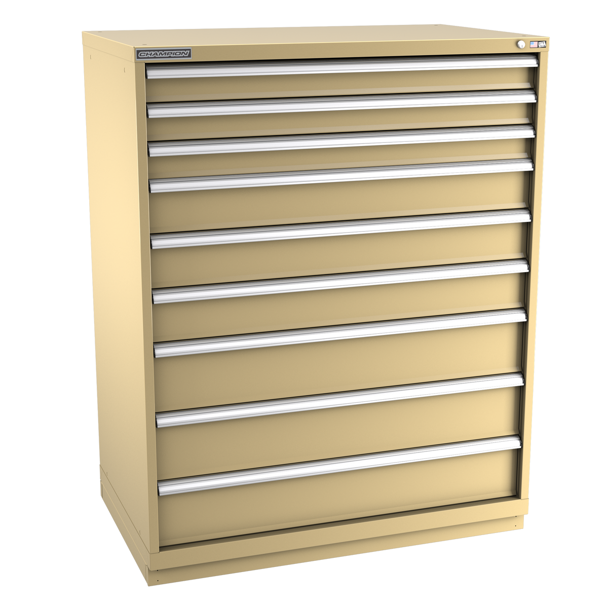 9-Drawer Modular Cabinet EWS0901 | 47"W x 59-1/2"H x 28-1/2"D beige